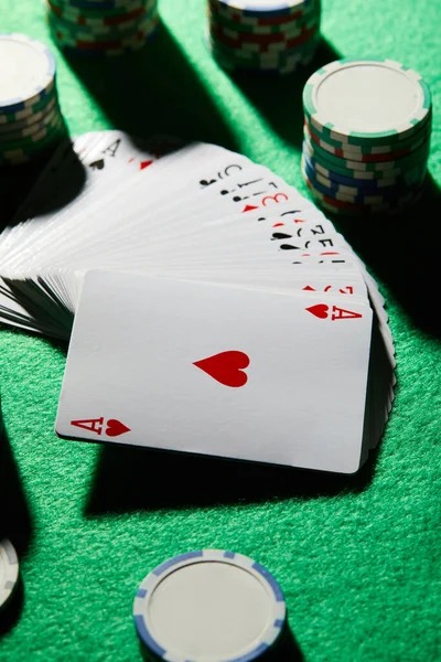 Live blackjack table with dealer and player cards visible on screen