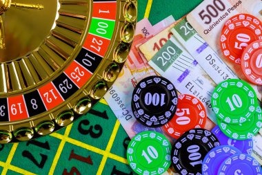 Mobile phone displaying live roulette table